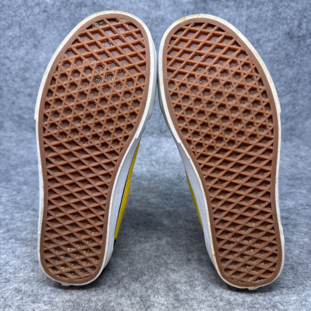 Vans Old Skool Charlie Brown Shoes Womens Sz 8 Yellow Sneaker Peanuts Good Grief - Picture 10 of 10
